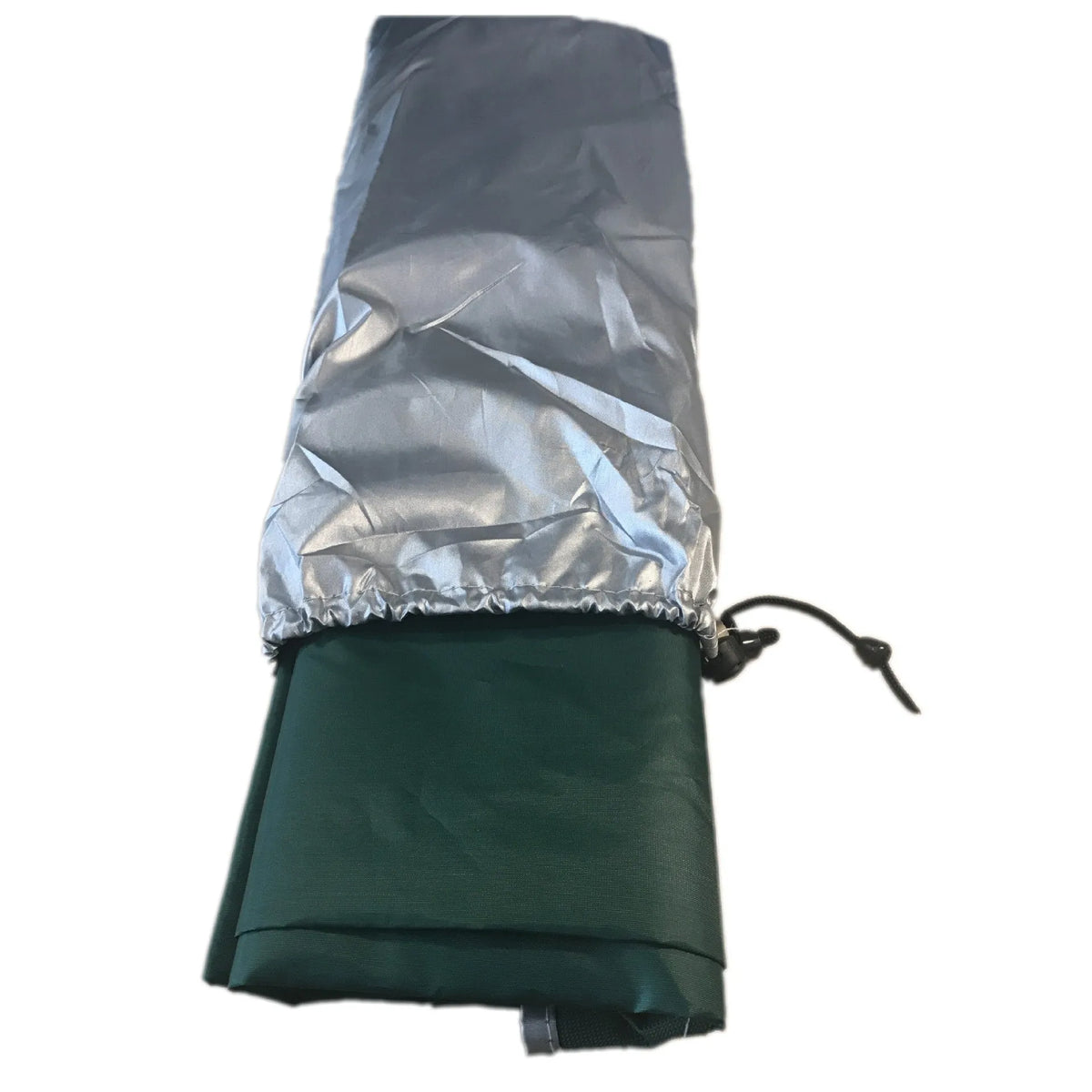 Green unity car side awning set up beside vehicle, 2.8m long 1.8m wide aluminium pole structure
