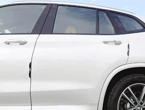 Black rubber car anti-collision strip 15x1.2cm for GM vehicle anti-scratch protection