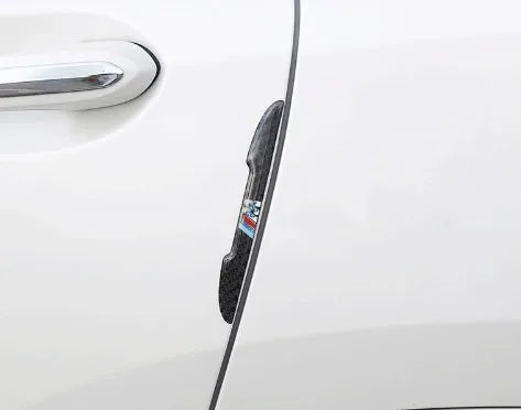 Black rubber car anti-collision strip 15x1.2cm for GM vehicle anti-scratch protection