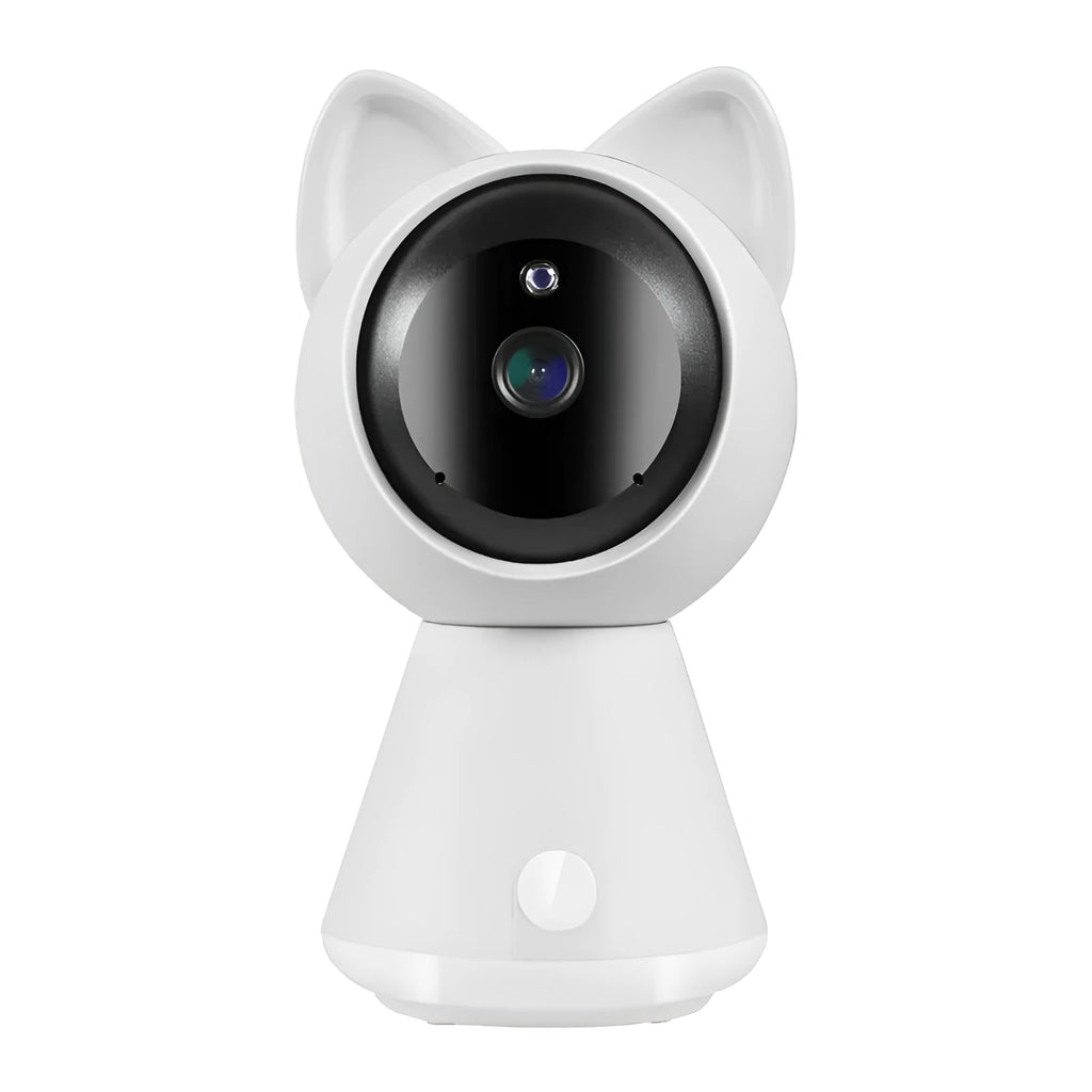 Wireless WiFi security camera with 1080P HD resolution and PTZ rotation capability