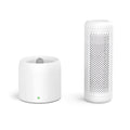 White small household dehumidifier with 1 litre water tank for rooms under 10 square metres