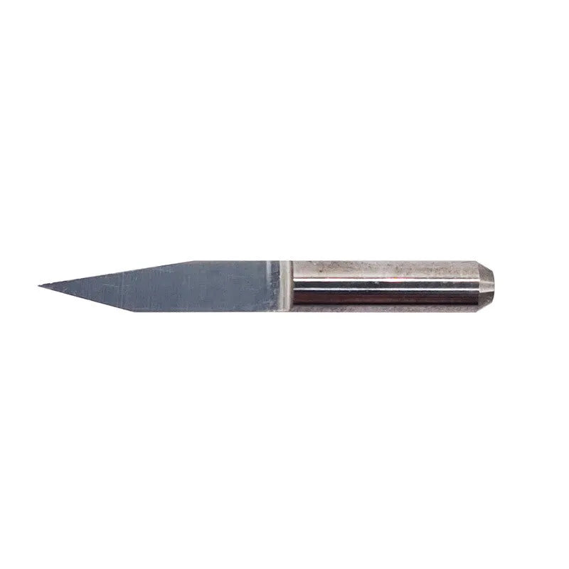 Set of 10 tungsten steel milling cutters for acrylic engraving in packaging.