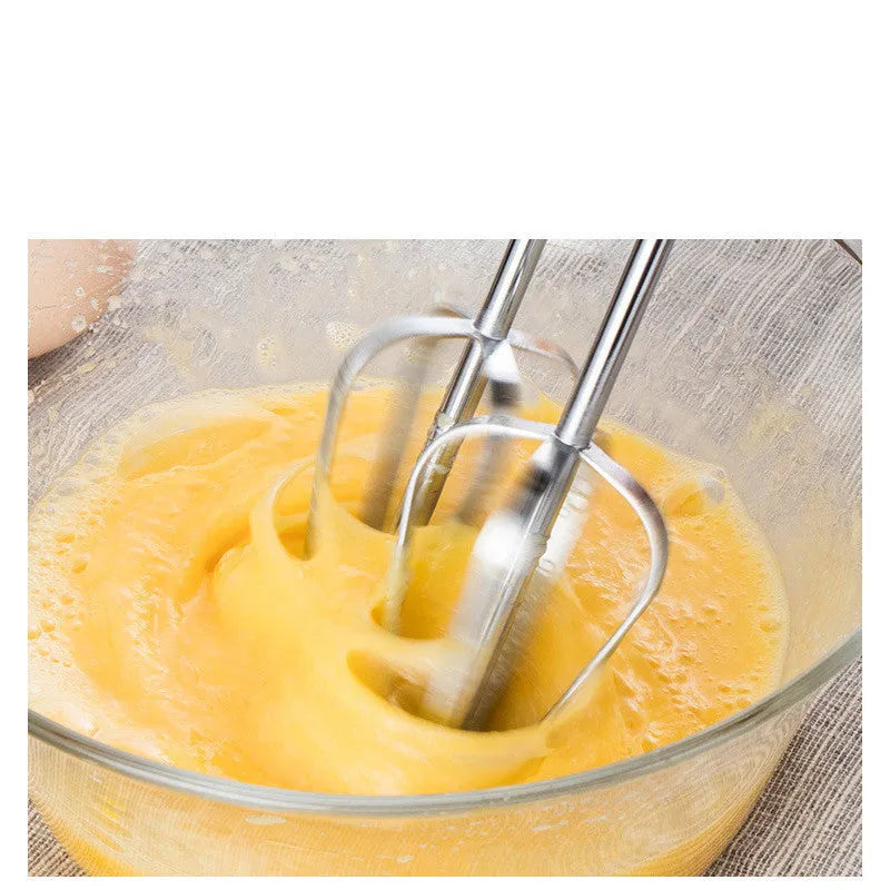 White handheld electric whisk, 19x8.5cm, 7 speed, 220V, for eggs batter and cream
