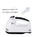 White handheld electric whisk, 19x8.5cm, 7 speed, 220V, for eggs batter and cream