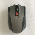 Wireless optical gaming mouse, 1600dpi, 6 buttons, 2.4GHz USB, 11cm, red gold blue black grey