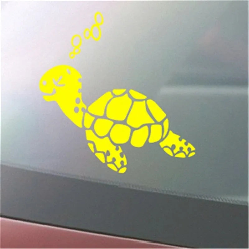 Fishing car sticker PET decal 12.3x17cm in white, black, yellow or bullet holes for car, boat or tackle box