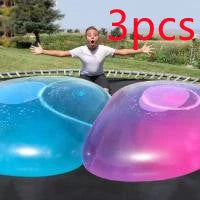 Jumbo inflatable bouncy balls in various vibrant colors for indoor and outdoor fun