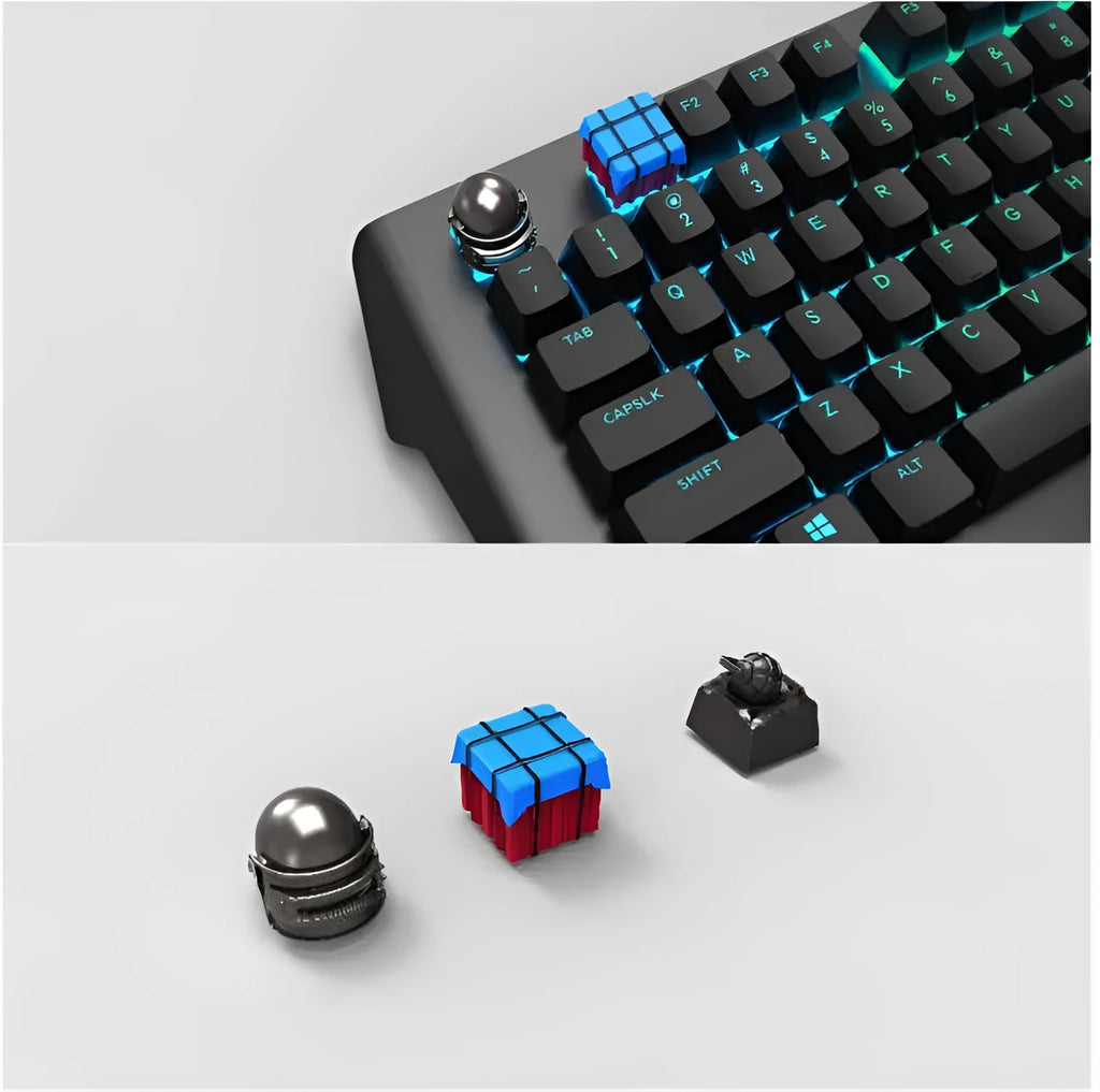 Single ABS metal chicken ESC keycap for mechanical keyboard, two style options A and B