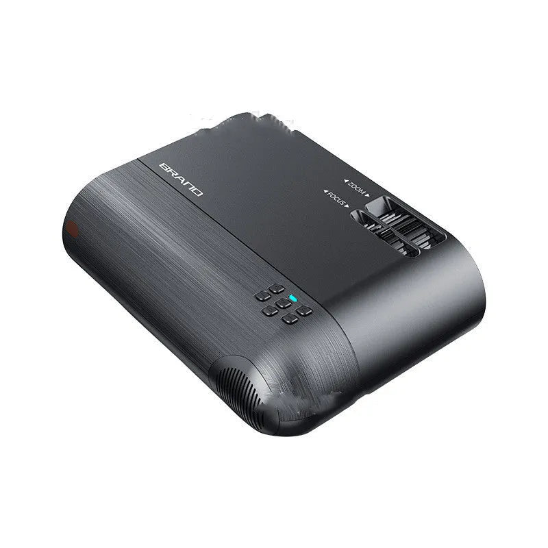 Wireless portable projector with voice control and 8K lens for mobile phone projection