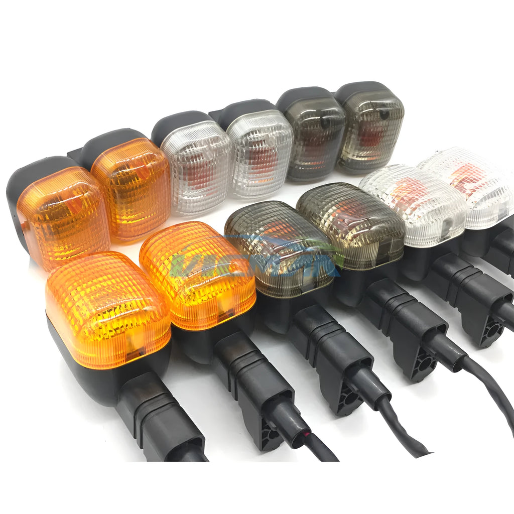 BWS100 turn signal light for BWS series motorcycle in soot colour, duck front and rear light design