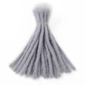 Handmade crochet dreadlock braid in chemical fibre high temperature silk, available in nine colours, Maya hip-hop style.