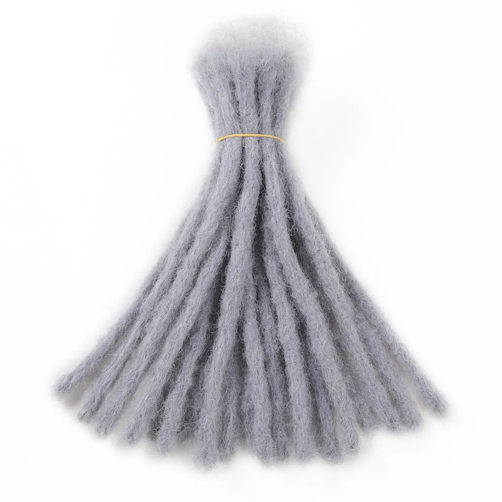 Handmade crochet dreadlock braid in chemical fibre high temperature silk, available in nine colours, Maya hip-hop style.