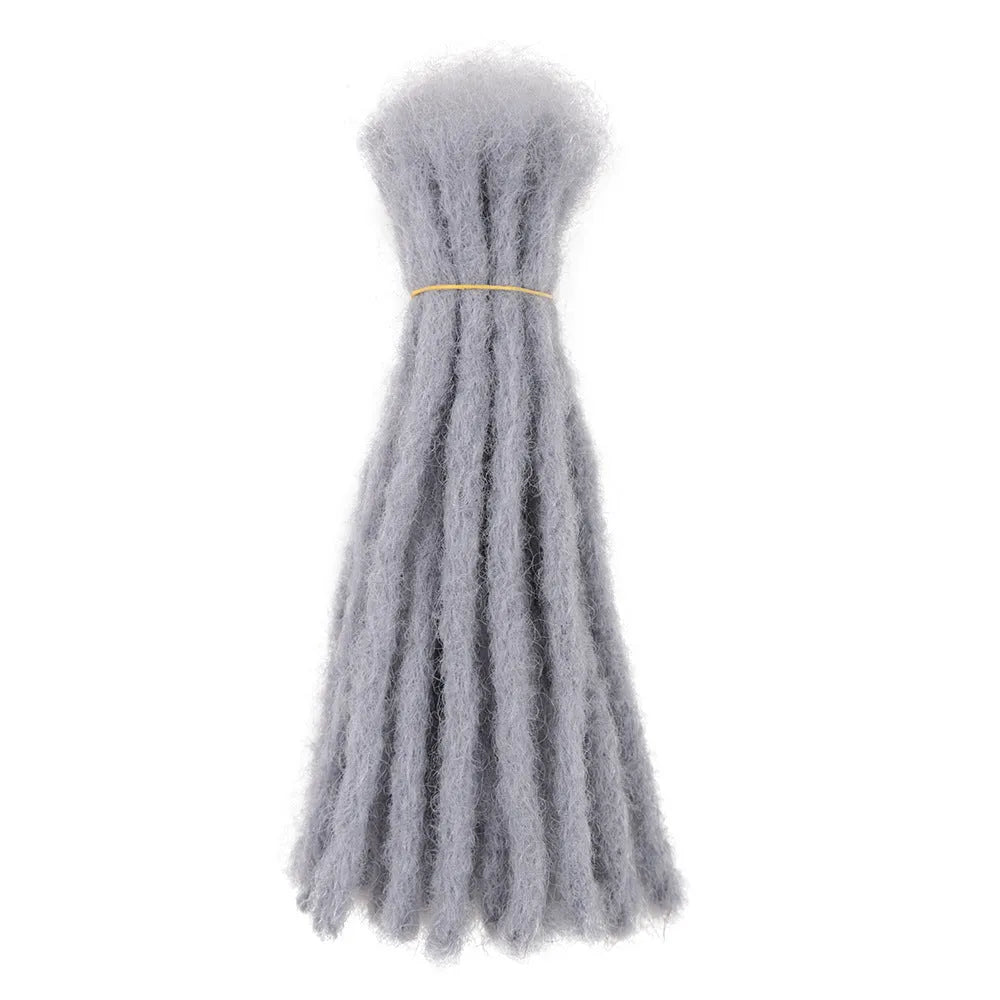 Handmade crochet dreadlock braid in chemical fibre high temperature silk, available in nine colours, Maya hip-hop style.