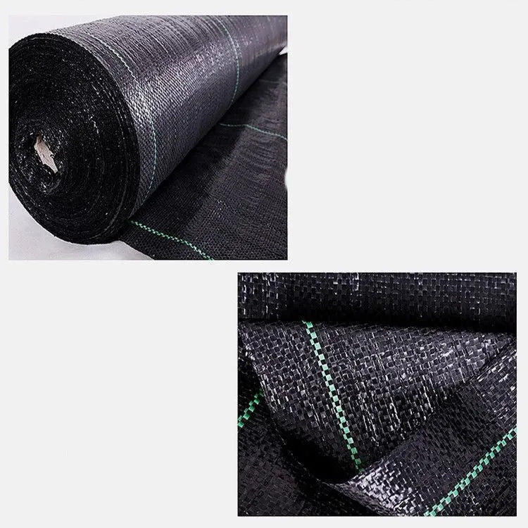Black polyethylene composite woven weed-proof cloth for greenhouse and farmland shading