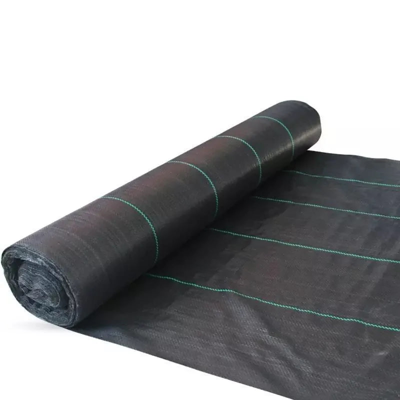 Black polyethylene composite woven weed-proof cloth for greenhouse and farmland shading