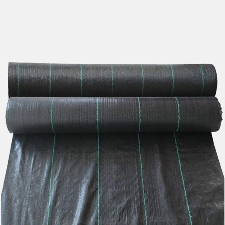 Black polyethylene composite woven weed-proof cloth for greenhouse and farmland shading