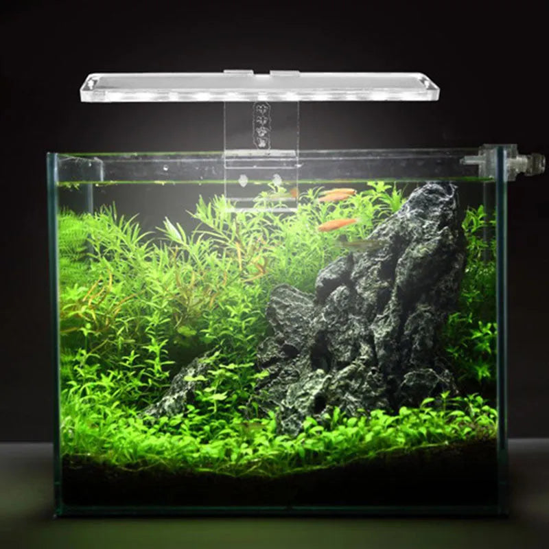 LED fish tank light with acrylic body and touch switch for 10mm inner tank wall
