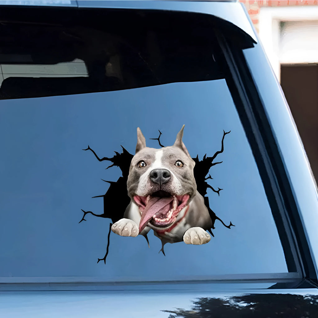 Creative simulation pet decoration car stickers paper material 20x30cm pack