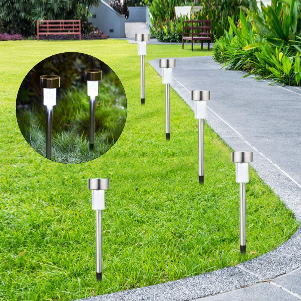 Stainless steel garden landscape LED light with IP44 waterproof rating