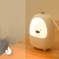 Cartoon pig or cat design night light with touch switch and LED illumination