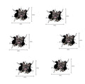 Creative simulation pet decoration car stickers paper material 20x30cm pack
