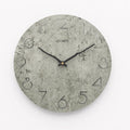 European style modern wall clock in grey colour for living room decor
