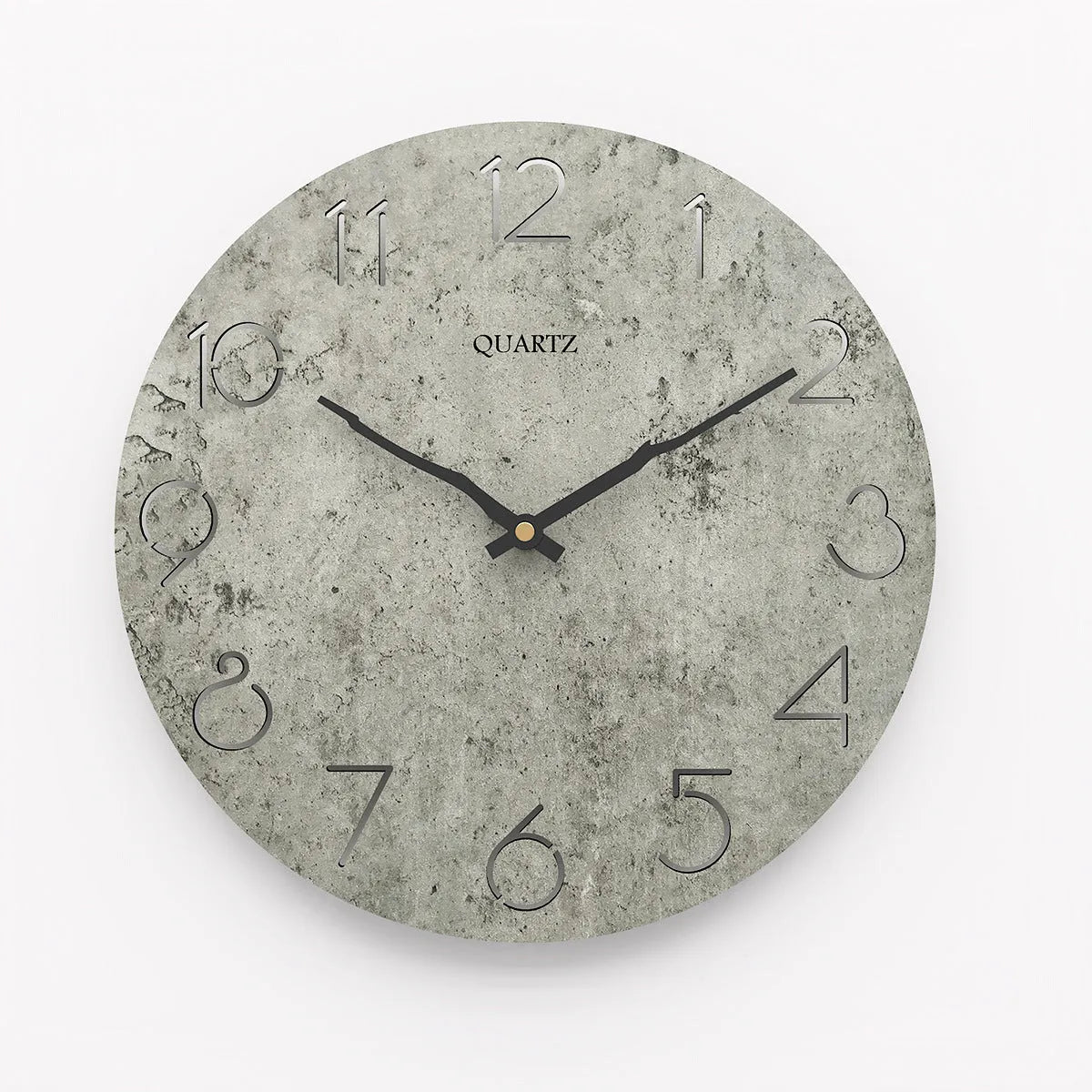 European style modern wall clock in grey colour for living room decor
