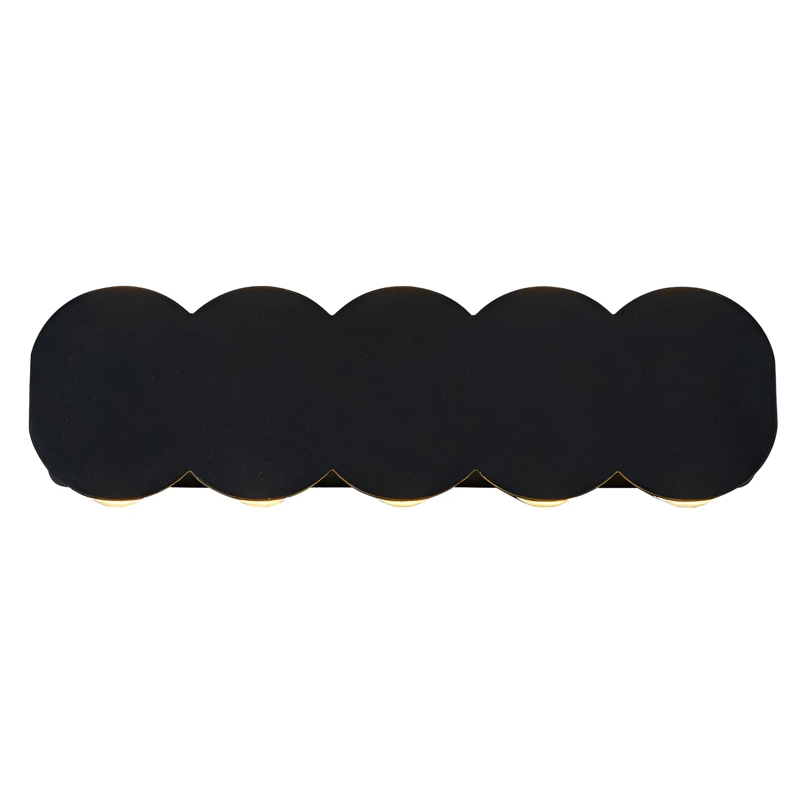 Modern minimalist waterproof LED wall light in white finish for indoor and outdoor installation