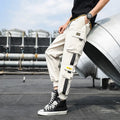 Cotton nine points casual harem pants in black, green, khaki or white, sizes S to 5XL