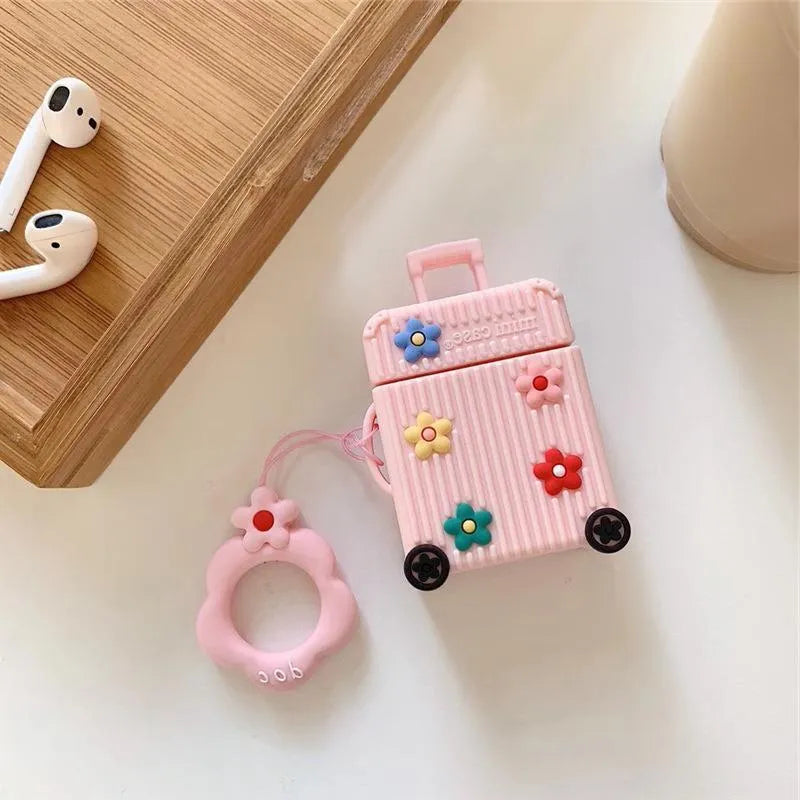 Silicone flip cover for Apple AirPods charging case in six colour options