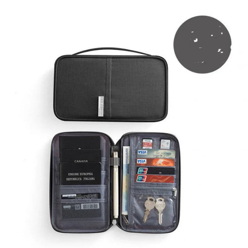 Waterproof cationic fabric passport cover in multiple colours with small and large size options