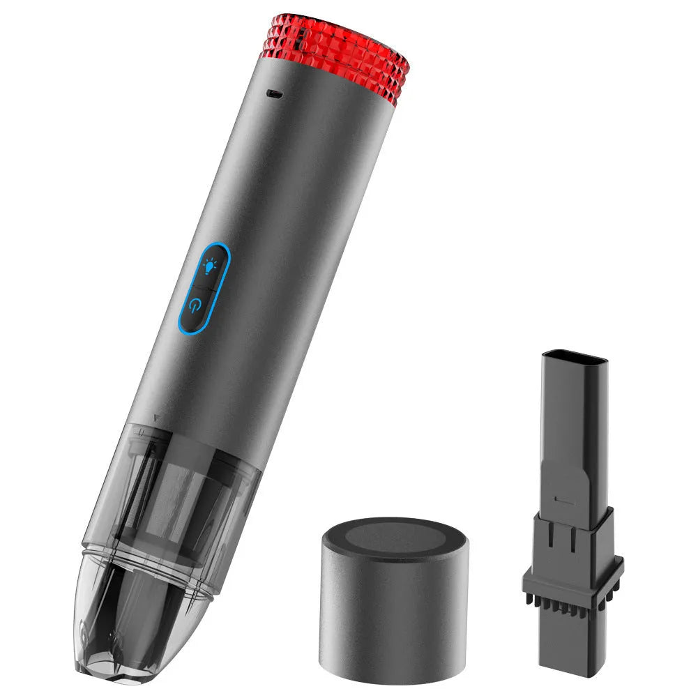 V6 portable wireless handheld car vacuum cleaner with LED lamp