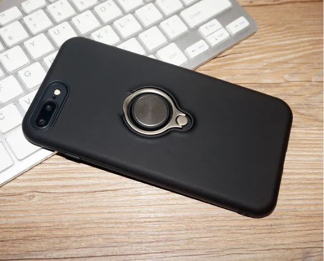 Magnetic iPhone back cover case in solid colours showing magnetic attachment points