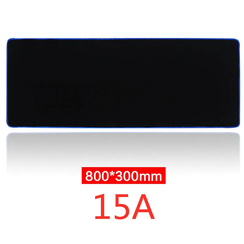 Oversized mouse pad 300 x 800mm with non-slip rubber base and cloth surface heat transfer print design