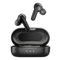 GT3 true wireless Bluetooth in-ear sports headphones in black with charging case