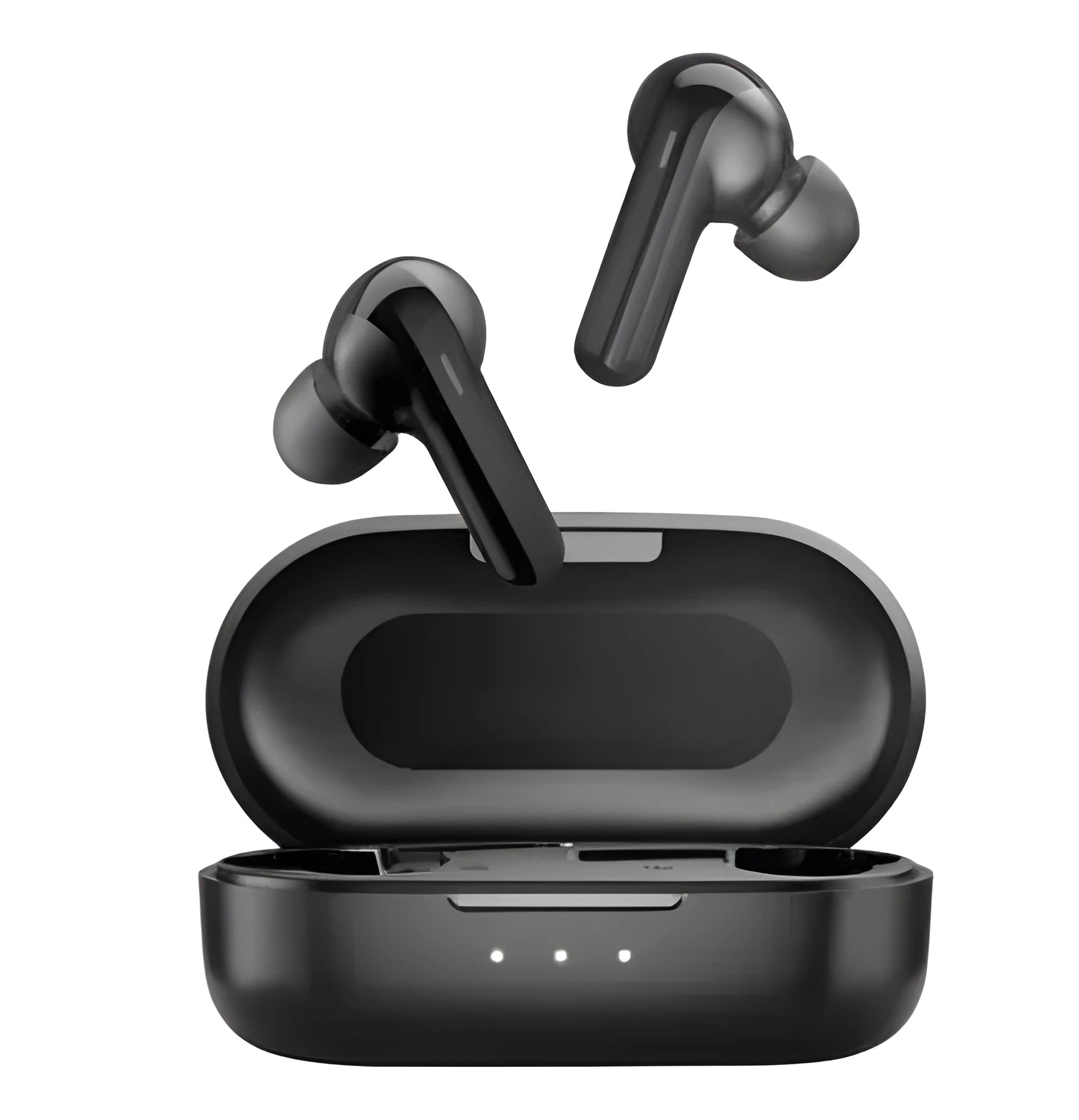 GT3 true wireless Bluetooth in-ear sports headphones in black with charging case