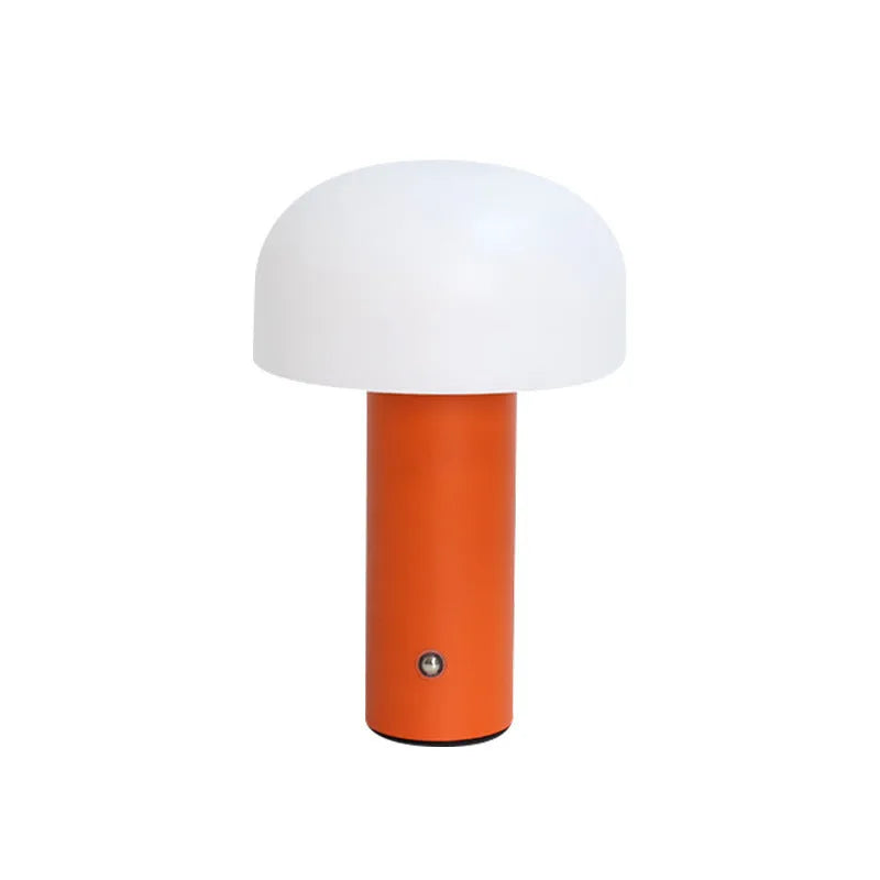 USB-powered dual-purpose table lamp in black, green, orange, or white colour.