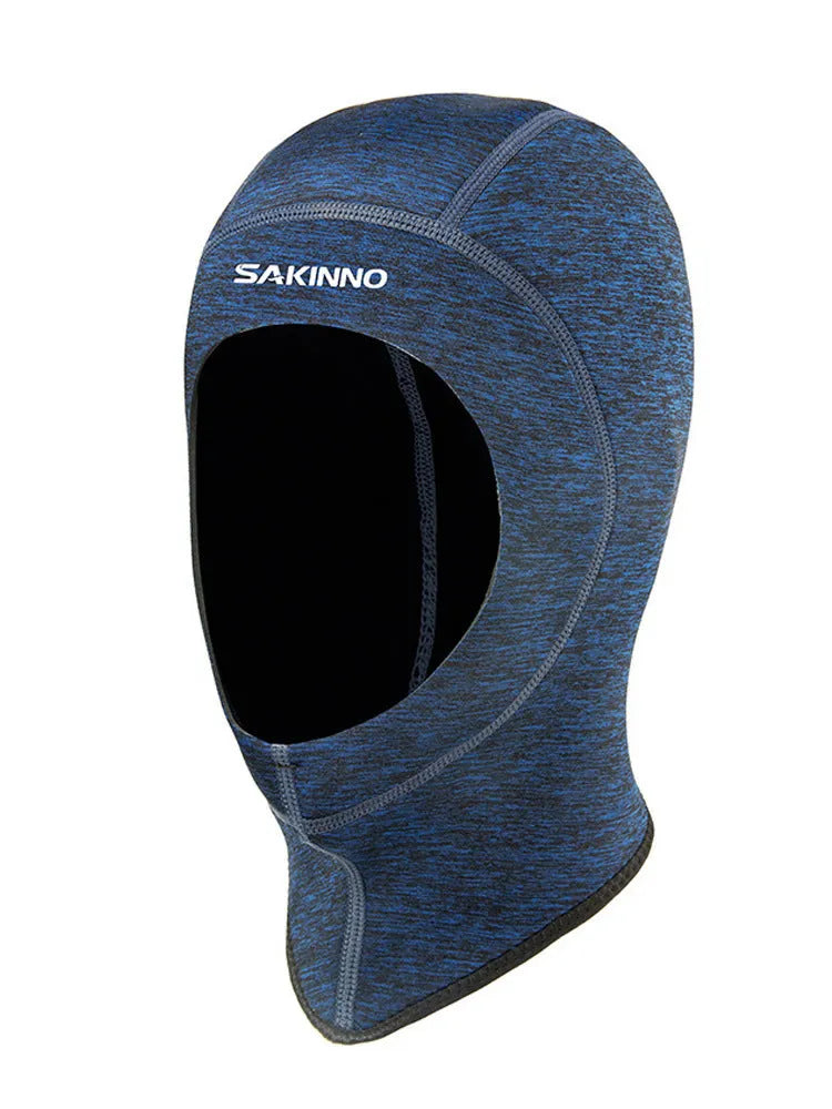 Nylon diving hood in camouflage pattern for cold-proof swimming and snorkeling