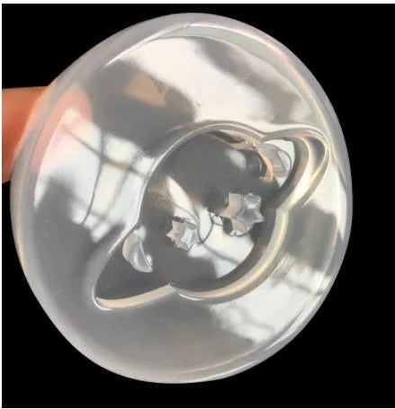Round silicone mould for making full mirror finish spherical epoxy resin charms, approx 6.5 cm diameter