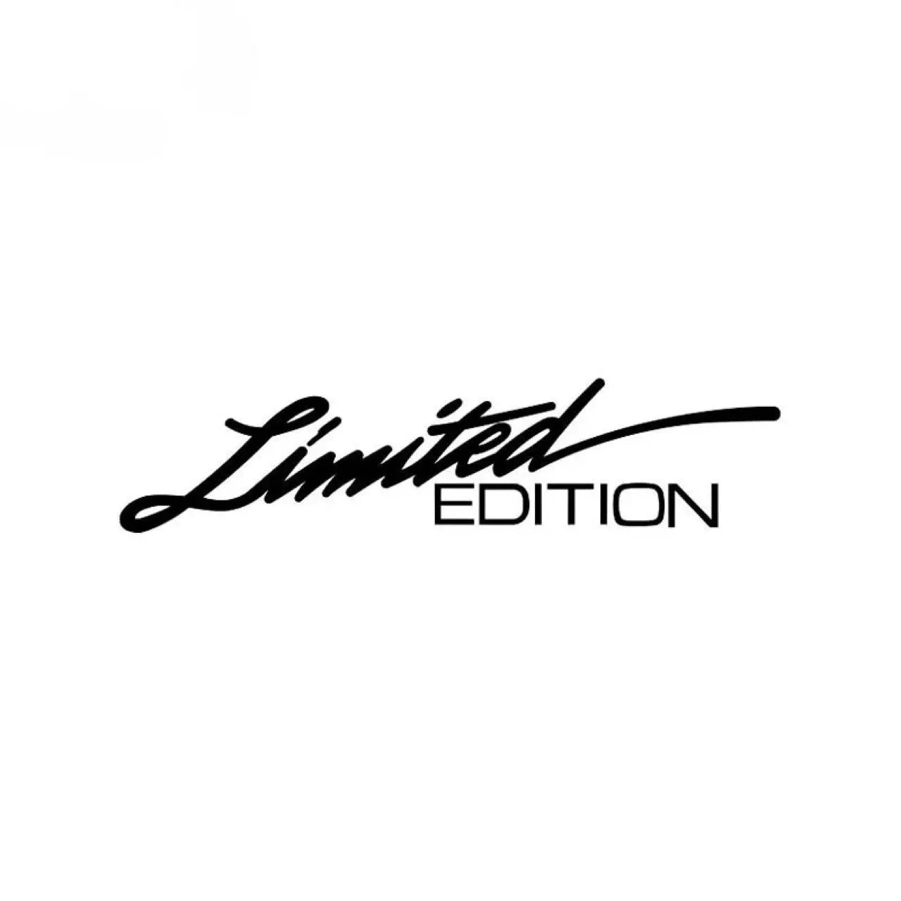 Black laser reflective car sticker with text design on PET material for vehicle windows