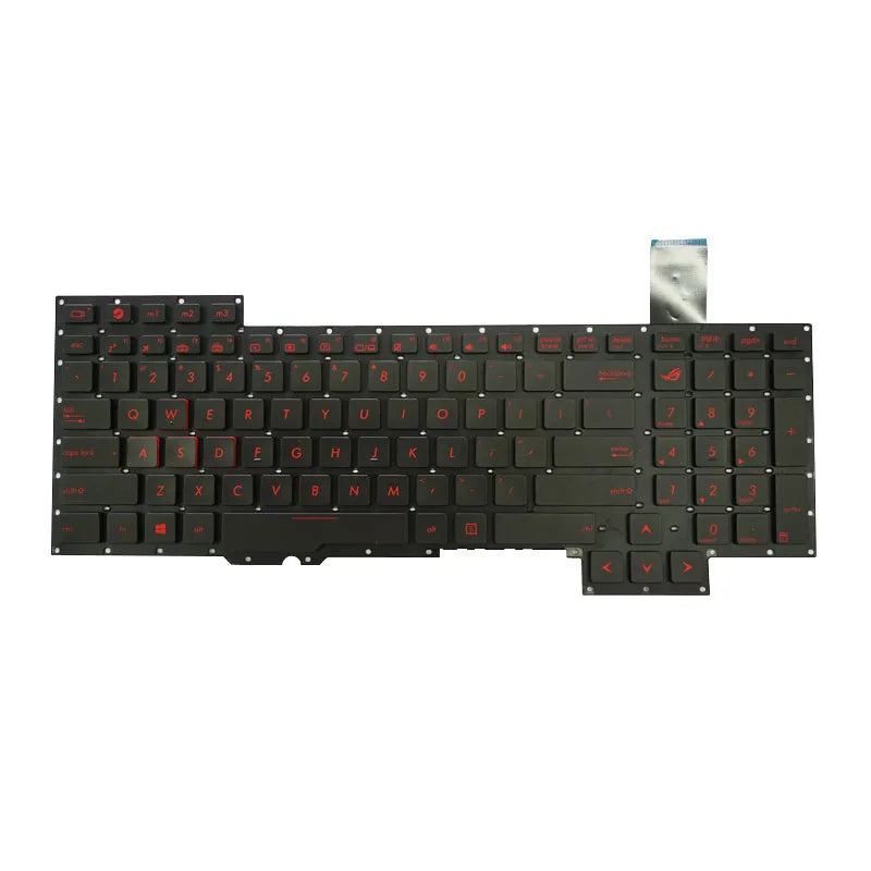 Black wired notebook keyboard with PS/2 cable, multimedia keys, and compact design on a desk.