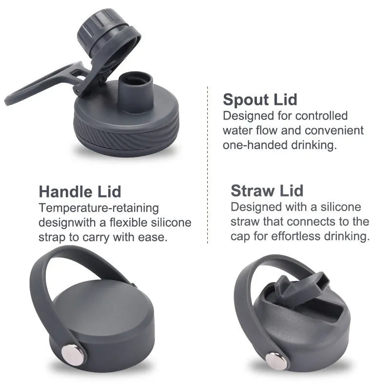 Portable plastic cup lid with handle, shown in a choice of 40 colours for outdoor sports and travel use