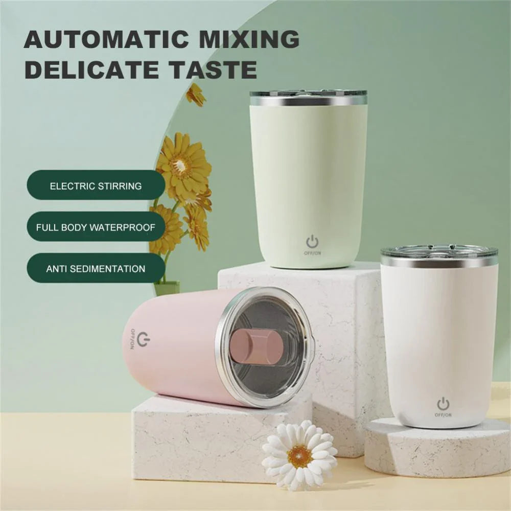 Automatic Self-Stirring Mug with Powerful Blending, Available in Multiple Colors and 350ml Capacity