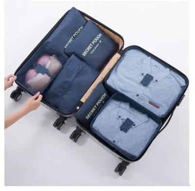 Premium waterproof travel packing cubes in various colors for organized packing and storage