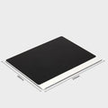 Metal alloy desktop mouse pad in simple design, available in black, silver, or gold, three sizes