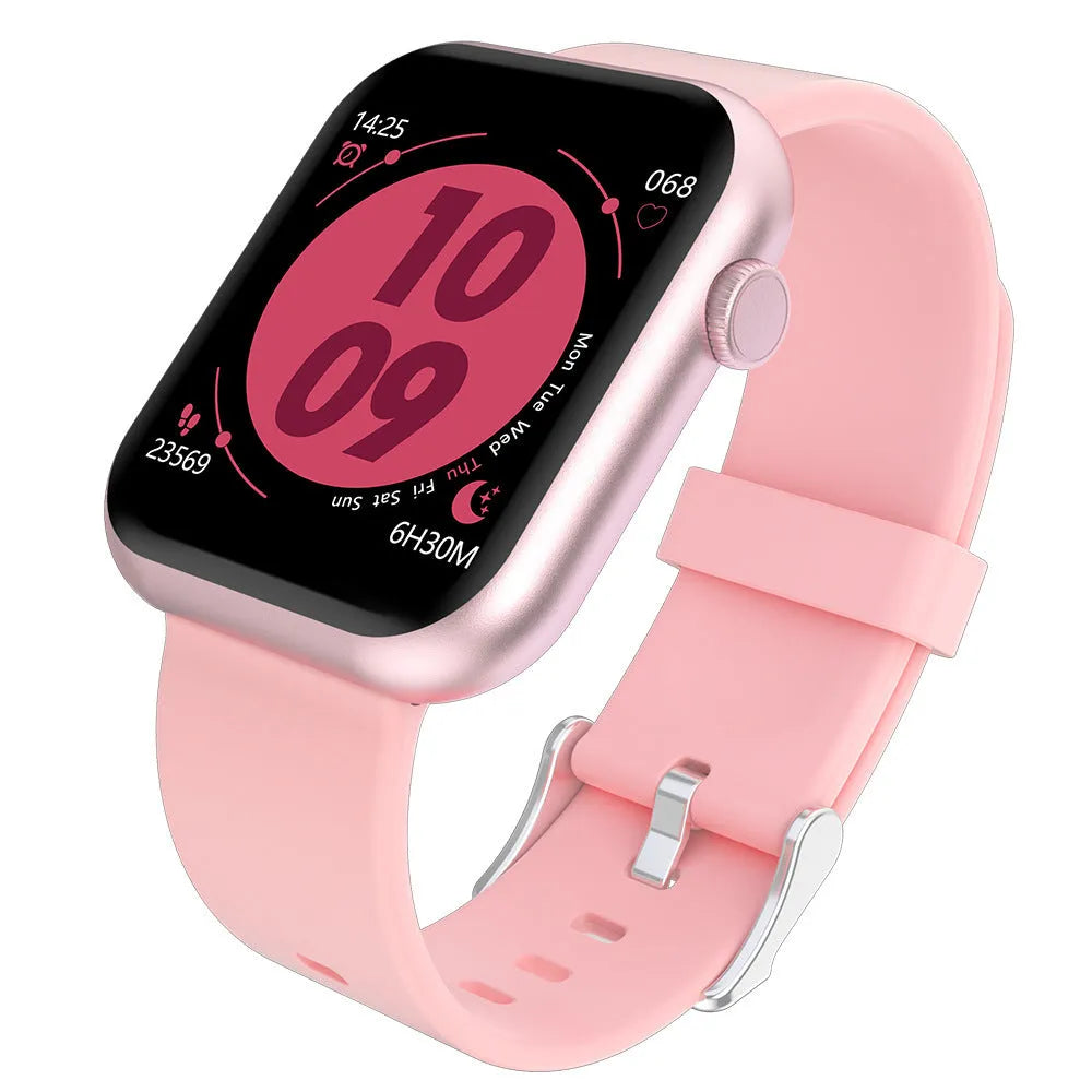R3L full touch smart watch 1.3 inch IPS colour screen, black silicone wristband