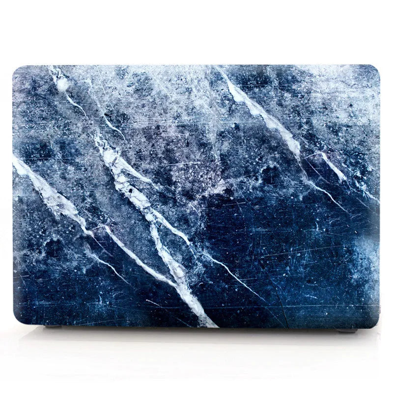PC marble pattern protective laptop sleeve for MacBook Air and Pro models, 13 and 15 inch