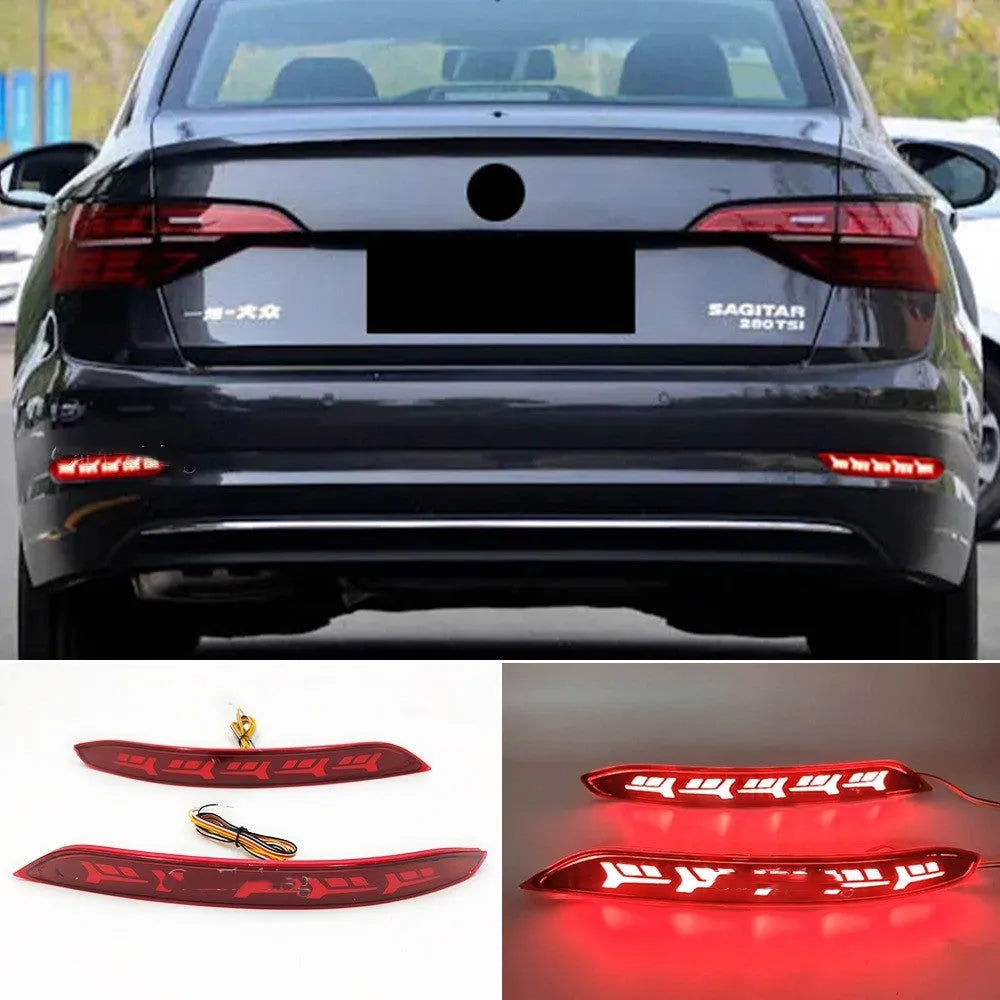 Volkswagen Sagitar rear bumper LED light with flowing water scan effect for 2019-2021 models