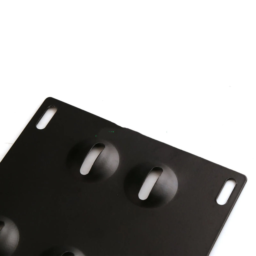 American licence plate frame with trailer rod for car modification on vehicle