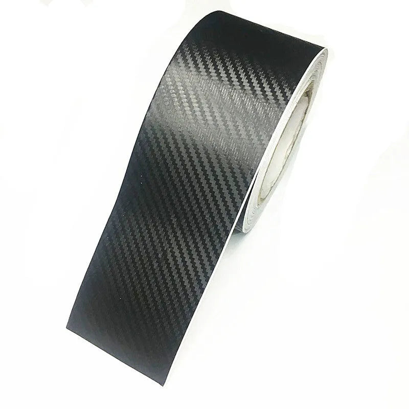 Matte 3D carbon fibre roll for car door sill protection in various width options